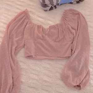 baby pink top